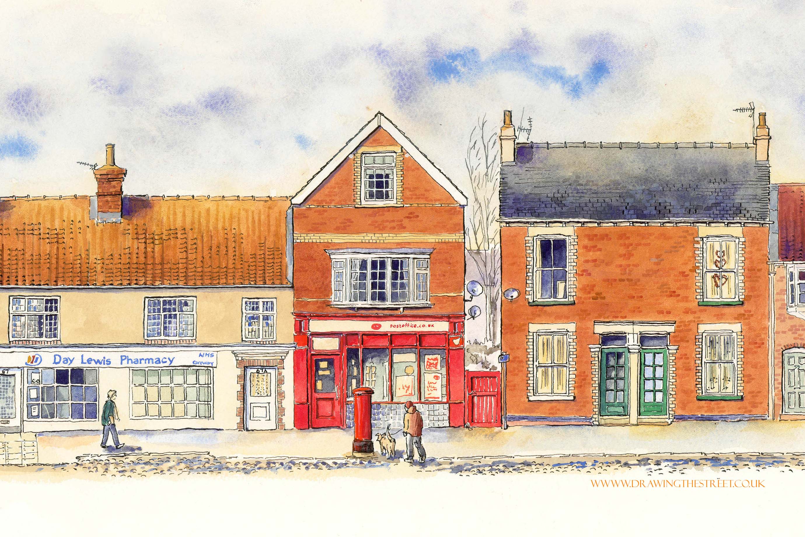 post office  Drawing the Street